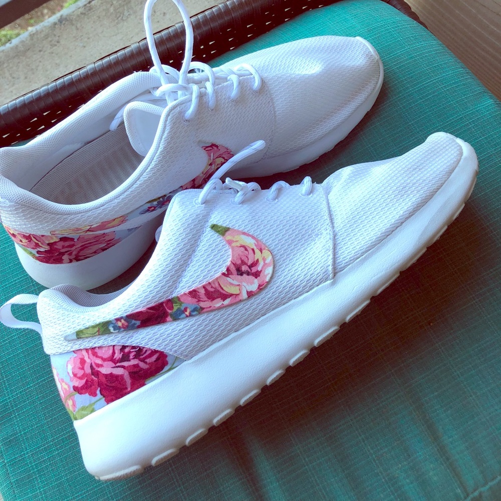 Custom floral Nike Roshes